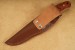 G�rtelmesser aus Pakkaholz und Messingbeschlag