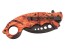 Herbertz Karambit Einhandmesser Stahl AISI 420 beschichtet Flipper Liner Lock Kunststoffschalen rotes Camofinish