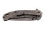 Herbertz Top Collection Einhandmesser Stahl 440 Daumenpin Flipper Black Wash Frame Lock