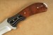 Herbertz G�rtelmesser AISI-420 Stahl Micarta Wurzelholz Lederscheide mit G�rtelschlaufe