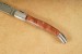 Herbertz Taschenmesser Laguiole-Design aus Damaststahl 71 Lagen mit Quittenholzgriff