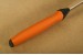 EKA Butcher Pro Skinnermesser, 12C27-Stahl, orangem Polymere SantopreneTM Griff