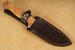 Nieto Grtelmesser Trapper mit Griffschalen aus Olivenholz 11,5 cm Klinge