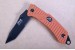 EKA Klappmesser Swede 9 orange mit Clip inklusive Tool zum sch�rfen und Feuer starten