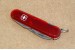 Wenger Basic in transparent rot mit 10 Funktionen (Wenger Schweizer Messer)
