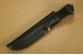 Brusletto Messer Trillemarka Full Tang mit Griffschalen aus schwarzem Micarta