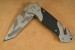 Herbertz Rettungsmesser AISI 420 Camo-Klinge Liner Lock G10 Griffschalen Edelstahlbeschlge