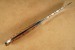 Herbertz G�rtelmesser Stahl AISI 420 Full Tang Klinge Zierschliff Edelstahlbacken Zebraholz braune Lederscheide