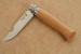 Opinel Taschenmesser Classic No. 8 Eiche in rostfrei mit Virobloc