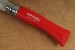 Opinel Taschenmesser Kindermesser mit abgerundeter Klingenspitze in rot