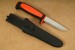 Morakniv Basic 511 black and orange Arbeitsmesser aus Carbonstahl