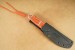 EKA CordBlade W9 Grtelmesser mit orangefarbene Parachute Cord-Wicklung