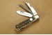 Puma Jagd-Taschenmesser mit Back-Lock mit Sge, Aufbrechklinge und Hirschhorn-Griffschalen