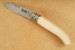Verdier L&#39;ALPAGE Taschenmesser 8,5 cm Carbonstahl Buchenholz lackiert