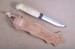 Marttiini Outdoormesser Lynx mit Birkenholzgriff und Bronze-Knebel
