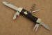 Hartkopf Milit�r-Taschenmesser Ebenholz mit Neusilber-Backen und Holzbox