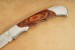 Herbertz Taschenmesser Stahl AISI 420 Back Lock Edelstahlbacken Pakkaholz-Griffschalen