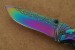 HERBERTZ Einhandmesser Rainbow-Finish