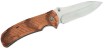 Herbertz Einhandmesser Stahl AISI 420 Spear Point Klinge Daumenpins Liner Lock Zebraholz-Griffschalen �se