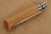 Opinel Taschenmesser Classic No. 8 Eiche in rostfrei mit Virobloc