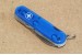 Wenger Basic in transparent blau mit 12 Funktionen (Wenger Schweizer Messer)