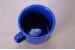 emalierter Western Trinbecher 350 ml in blau
