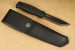 Morakniv Garberg Black Carbon Lederscheide Mora Messer Full Tang 3,2 mm Klinge