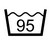 ISO-7000-Ref-No-3097 Waschen maximal 95 Grad