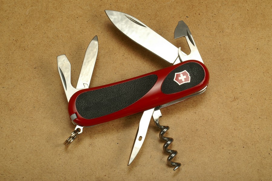 Victorinox Evolution Grip 10 schwarz rot Schweizer Taschenmesser 2.3803.C online kaufen